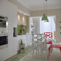 cucina nel design di un monolocale