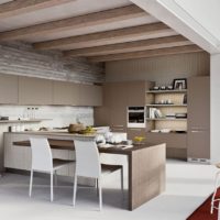 cucina in foto a colori beige