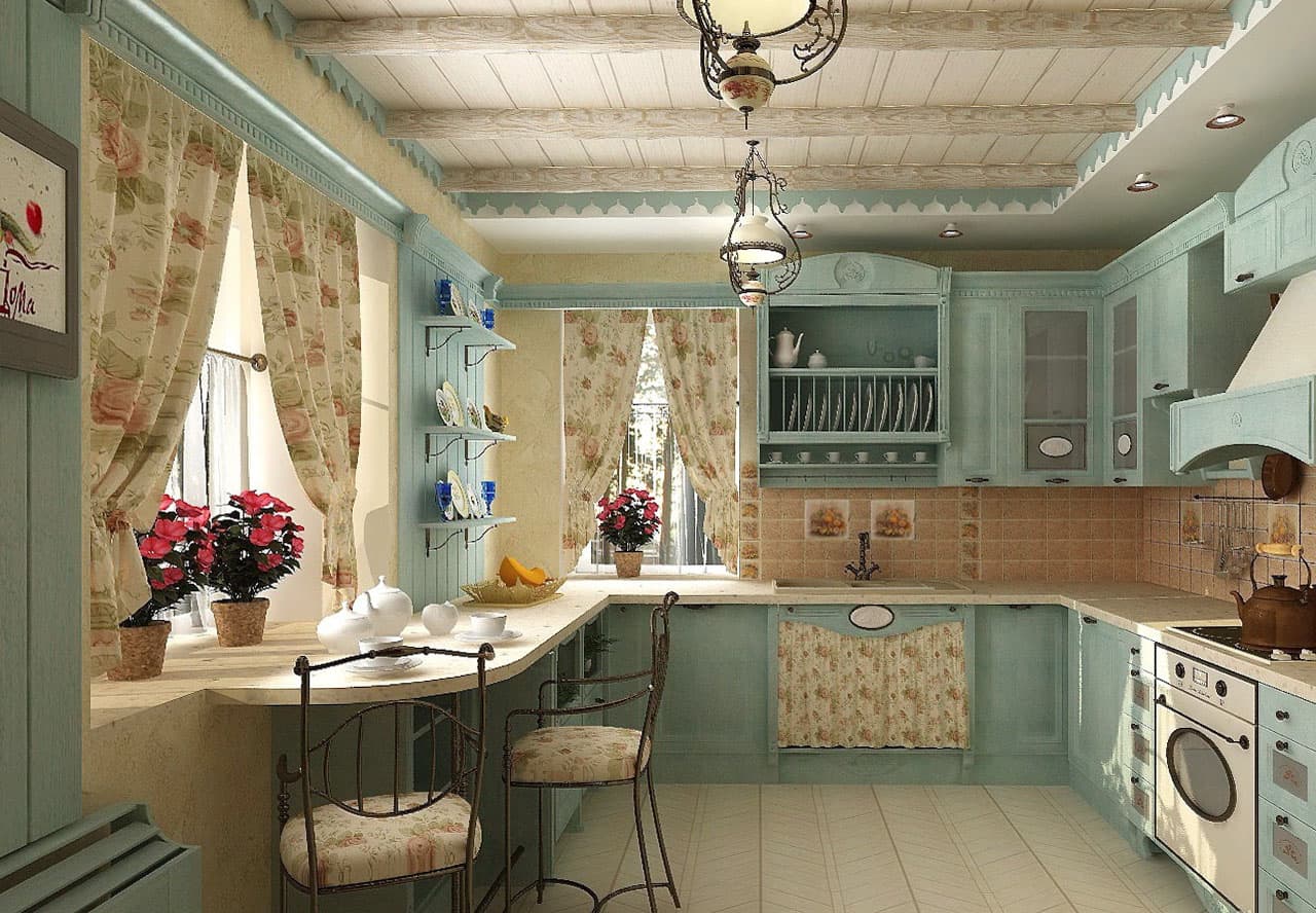 Provence style kitchen