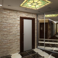 small corridor hallway in Khrushchev design