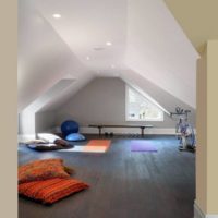 attic in a private house