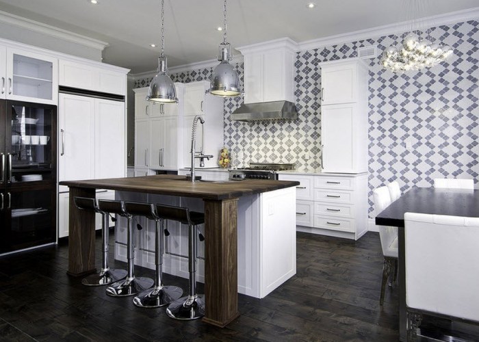 wallpaper for modern kitchen