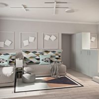 studio apartment 42 sq m design ideas