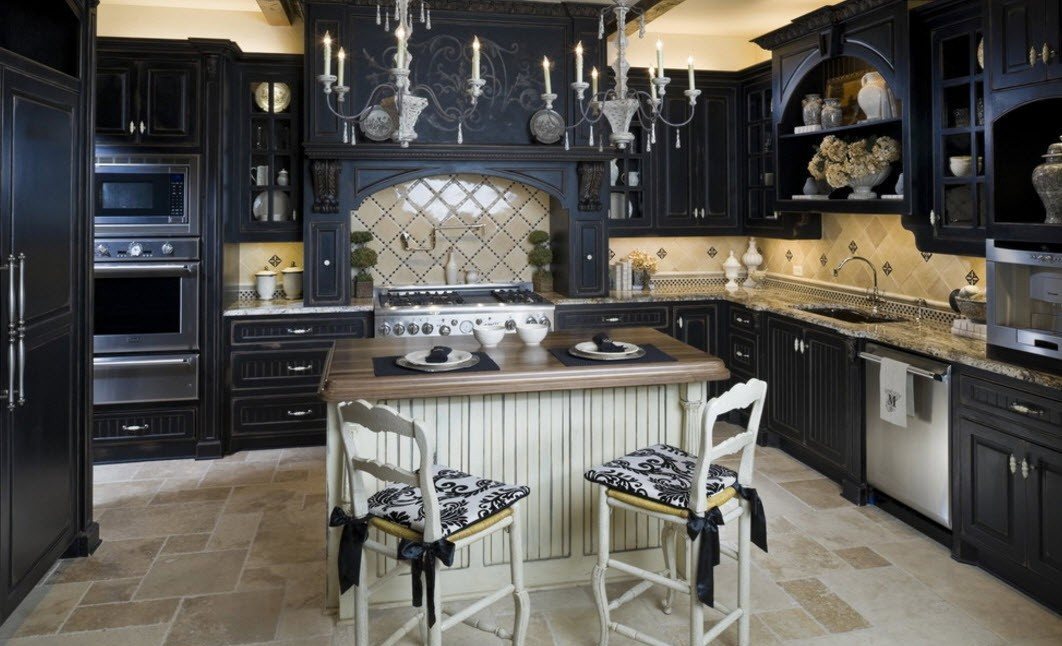 tiles on the kitchen floor