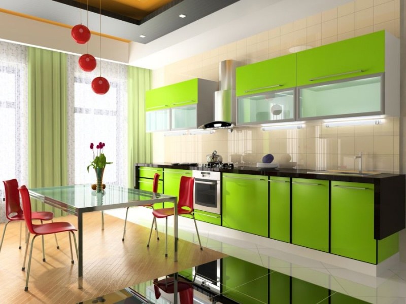 bright kitchen photo