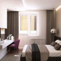 chambre 10 m² design moderne