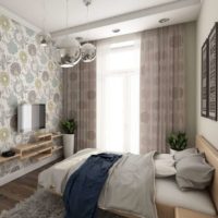 Chambre Khrouchtchev en design d'intérieur