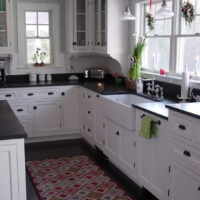 white kitchen set kitchen decoration