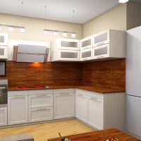 dapur putih set dalaman