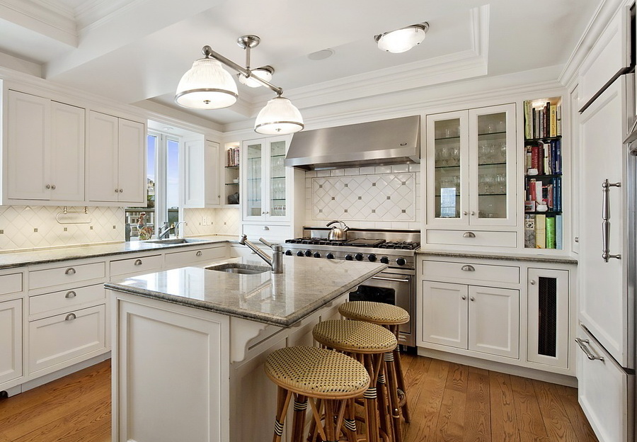 design and decoration of a bright kitchen