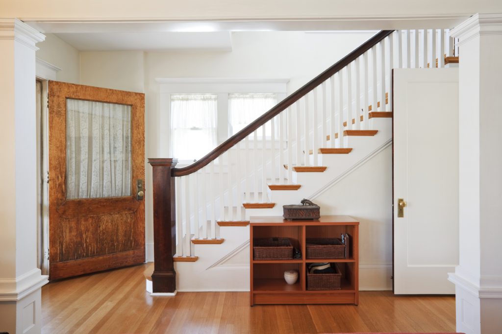 photo of the hallway with stairs