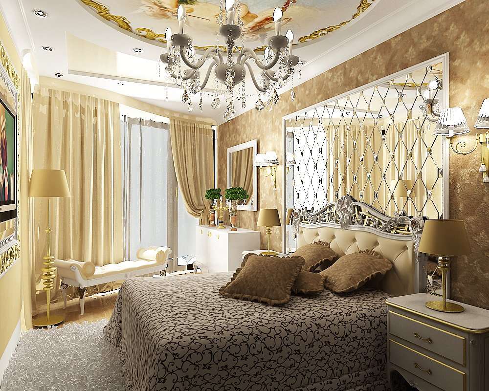 luksuzni dekor spavaće sobe