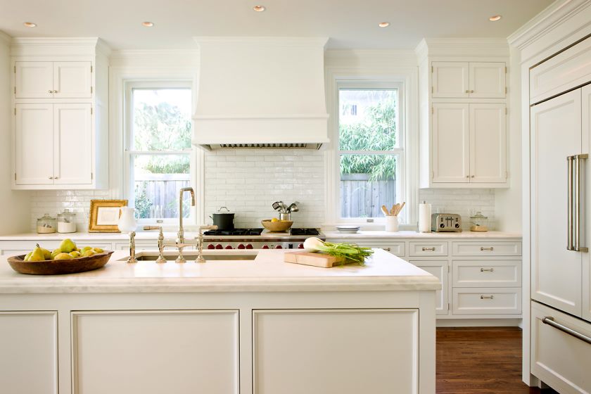 design of a bright kitchen in the house