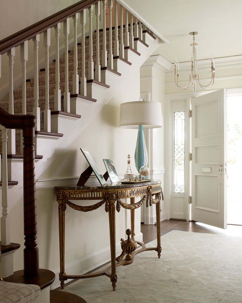 hallway interior with stairs