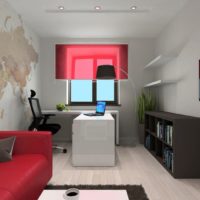 study bedroom design photo