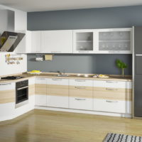 kitchen set white