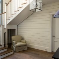 staircase in the hallway organization