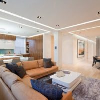 idee di design del soffitto del soggiorno