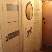 entrance hall in an apartment in a panel house design