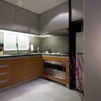 rectangular kitchen design