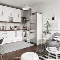 idee di design cucina rettangolare