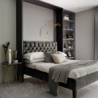 chambre rectangulaire 16 m² design photo