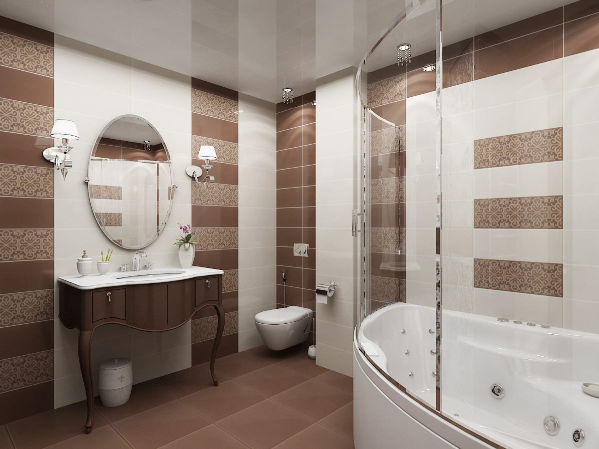 design del soffitto del bagno