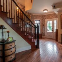 staircase in the lobby