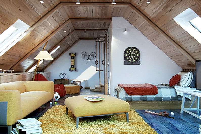 attic bedroom decoration