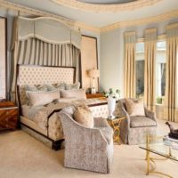 klasični dekor spavaće sobe