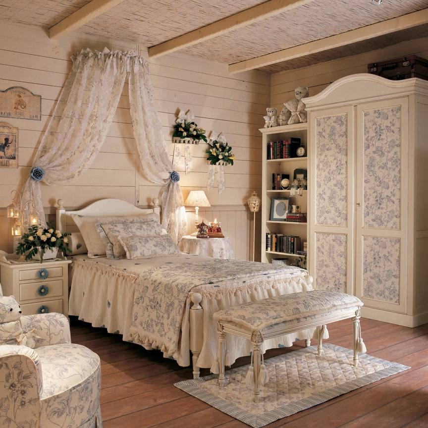 Provence style bedroom