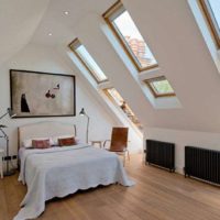 attic bedroom design photo