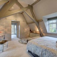 attic bedroom interior