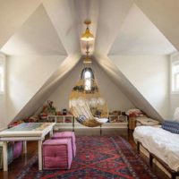 attic bedroom photo decoration