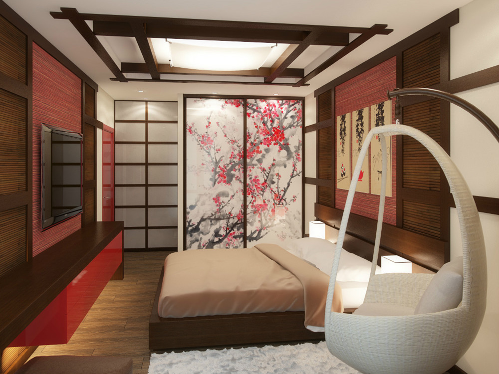 spavaća soba u japanskom stilu