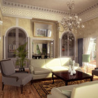 3D visualization of apartment interior photo