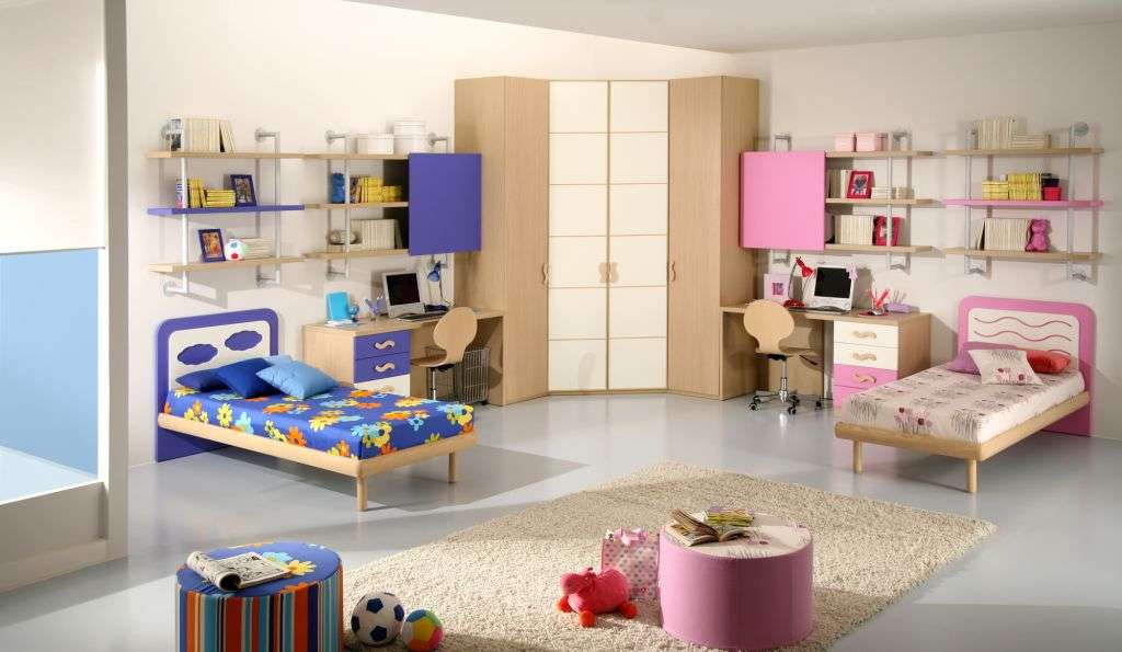 la conception de la chambre des enfants