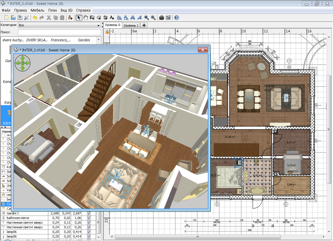 conception 3d douce maison