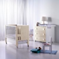 dječja soba za novorođeni krevet na kotačima