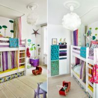 children's room for heterosexual children photo interior