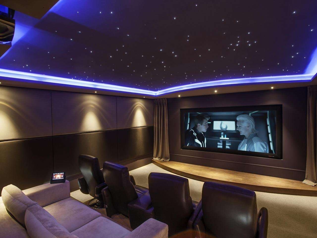 progettazione di decorazioni per home theater