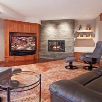 interior design per l'home theater