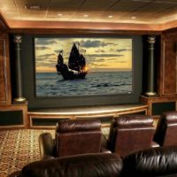 idee di design home cinema interni