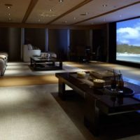 idee per interni di design home cinema