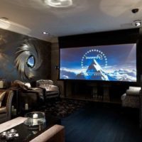 arredamento d'interni home cinema