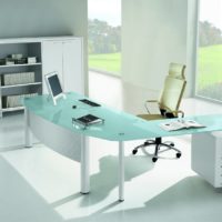 executive office furniture glass