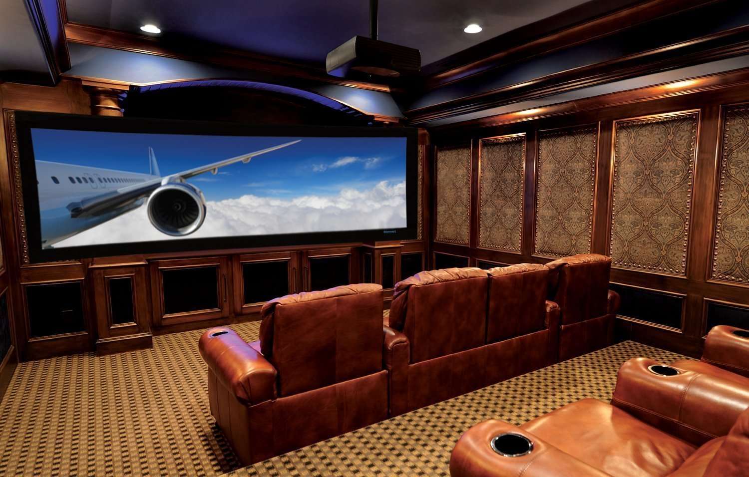 design elegante per l'home theater