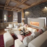 Design delle camere in stile loft