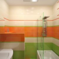 Pareti divisorie nel design del bagno combinato