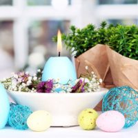 Lilin DIY DIY untuk Paskah